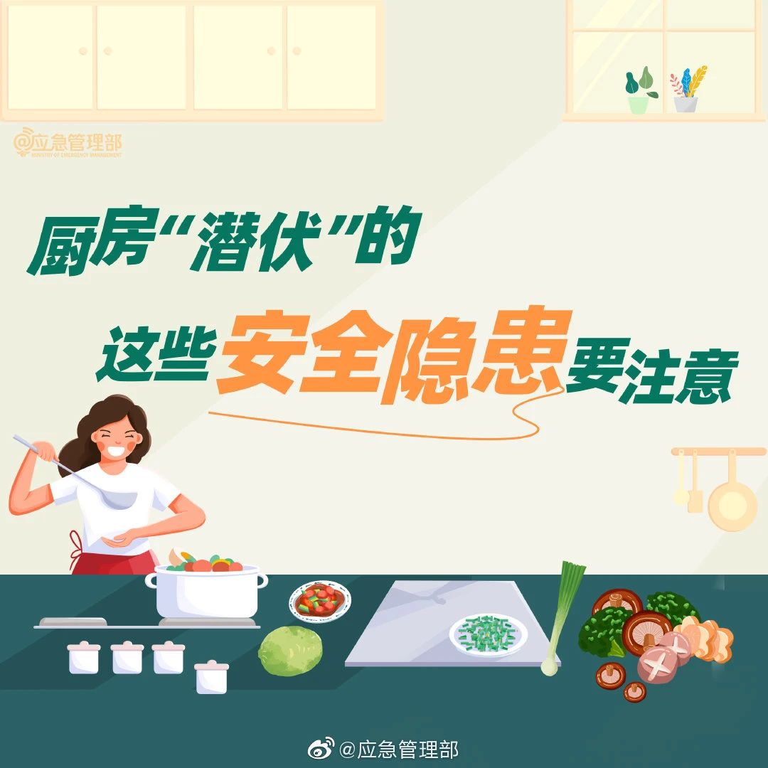 应急科普丨厨房隐患这么多！我们应该如何预防？(图1)