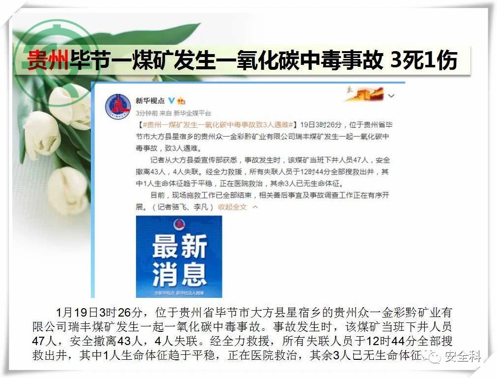 41死44伤丨一周安全事故（2021.01.18-2021.01.24）(图3)