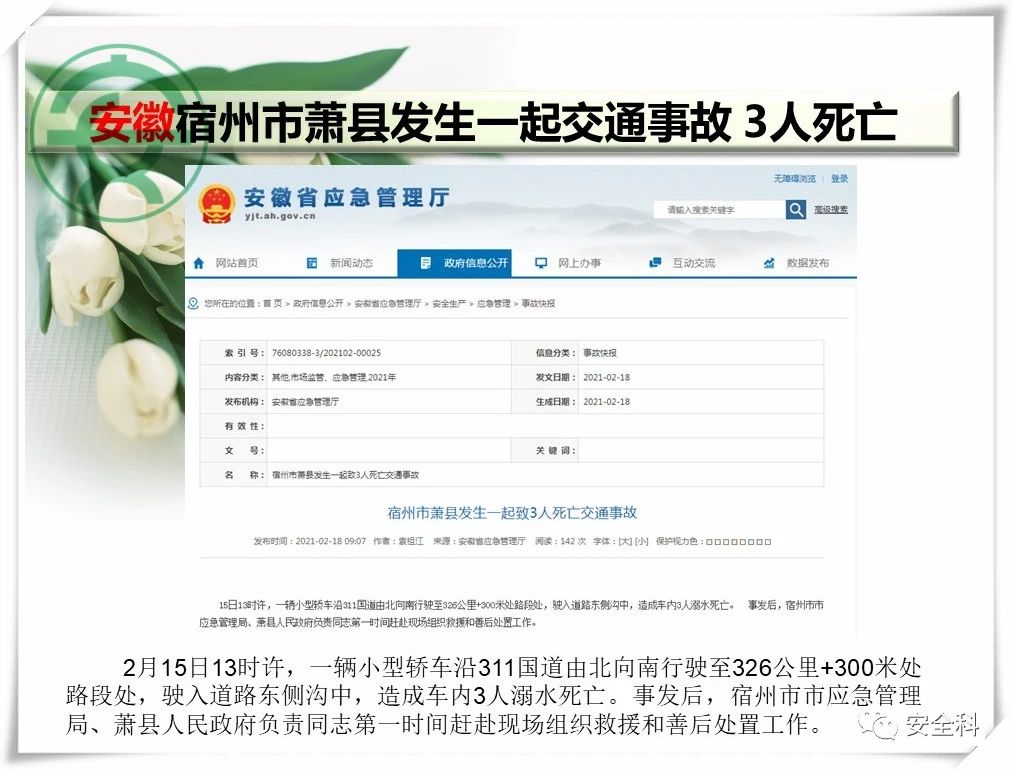 52死85伤丨一周安全事故（2021.02.15-2021.02.21）(图17)