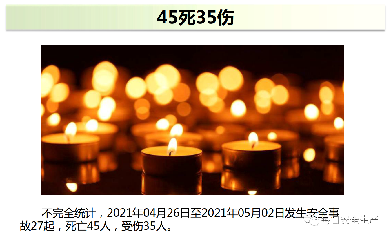 45死35伤！一周事故及安全警示（2021年5月3日）(图28)
