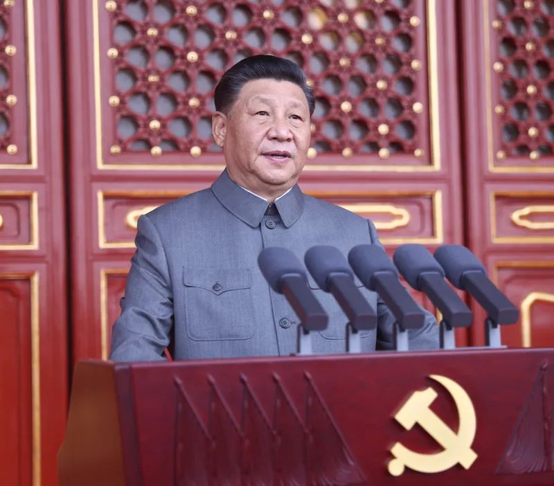 庆祝中国共产党成立100周年大会隆重举行 习近平发表重要讲话(图1)